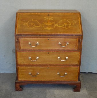 Antique Edwardian mahogany bureau
