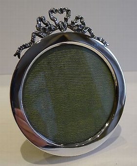 Pretty English Sterling Silver Photograph Frame - 1919