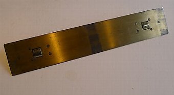 Antique Antique English Brass Parallel Rule by E. T. Newton and Son, c.1910