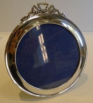 Antique English Sterling Silver Photograph Frame by William Comyns