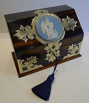 Top Quality Antique English Coromandel Writing Box c.1880