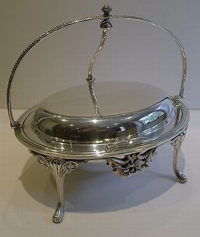 Fabulous and Unusual Antique English Automated Silver Plated Breakfast Dish