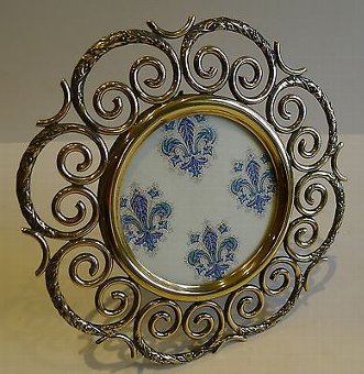 Stunning Antique English Brass Photograph Frame c.1880