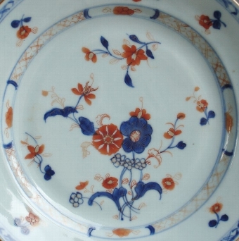 Antique Chinese export Imari plate, Qianlong