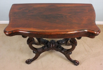 Antique Rosewood Card Table