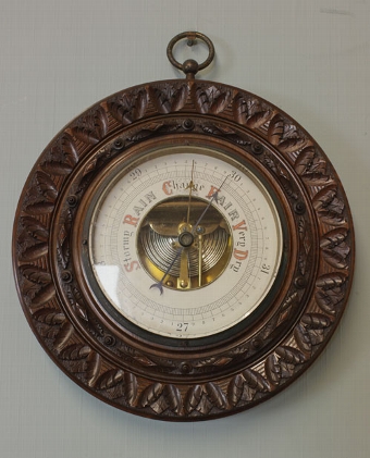 Antique Aneroid Edwardian Barometer