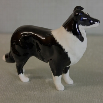 Antique Beswick Collie Sheep Dog Figurine,