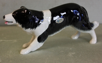 Sylvac Pottery Border Collie Dog