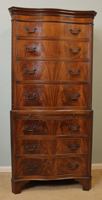 Antique Mahogany Chest on Chest / Tallboy