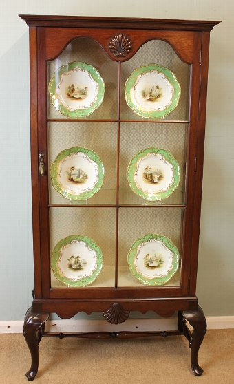 Antique Edwardian Mahogany Display Cabinet