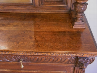 Antique Antique Victorian Oak Sideboard