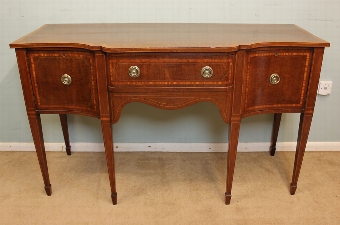 Antique Edwardian Sheraton Style Sideboard / Server