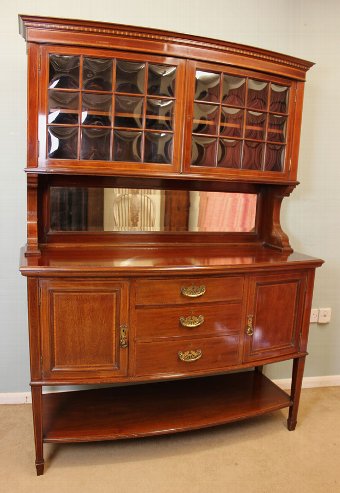 Antique Edwardian Sideboard Display Cabinet