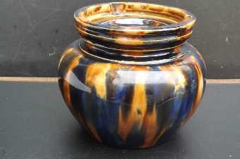 Tobbaco Jar treacle  glazed Measham