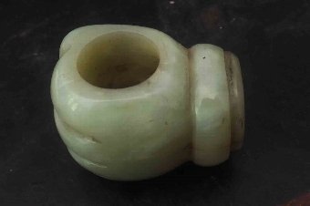 Jade river washed 18th century Chinese artifact.