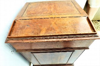Antique Davenport rosewood desk Victorian 