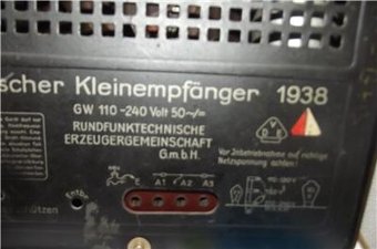 Antique German 2ww radio