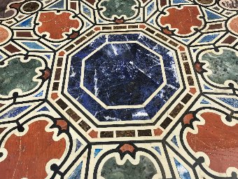 Antique Pietra Dura precious stone’s table top