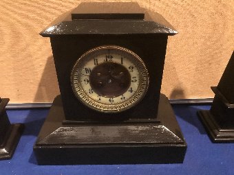 Antique Egyptian clock garniture  Clock set