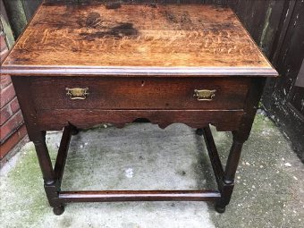 Oak side table Georgian 1750’s