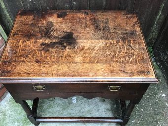 Antique Oak side table Georgian 1750’s