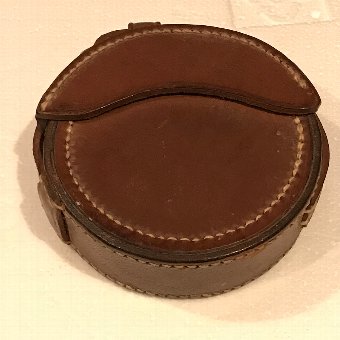 1ww British Officers pocket  theodolite  in leather case