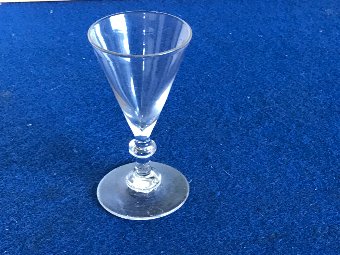 Superb Georgian toasting glass