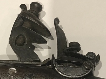 Antique Flintlock pocket pistol 