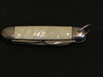 Penknife oyster shell grips superb