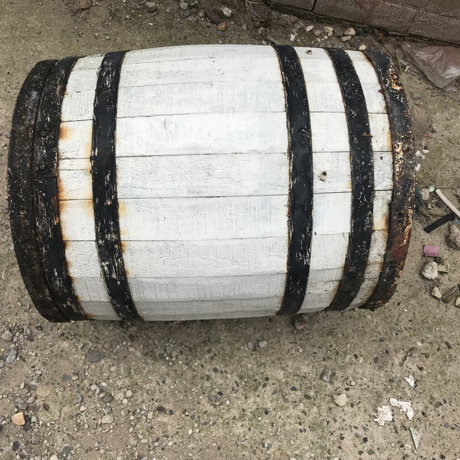 Antique Old oak barrel