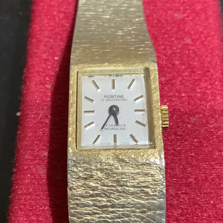 Antique Ladies wrist watch mechanical Swiss boxed