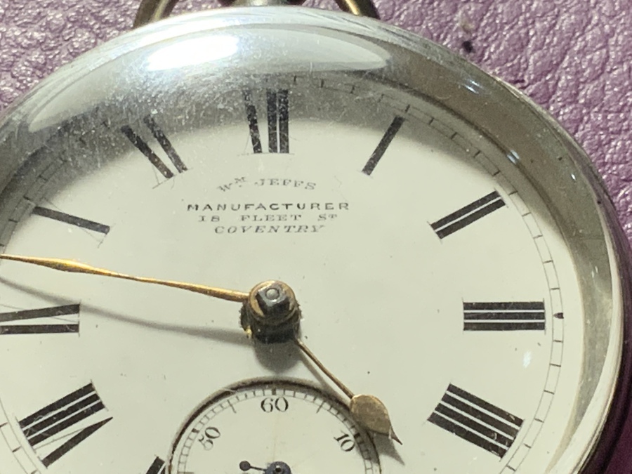 Coventry silver pocket watch 