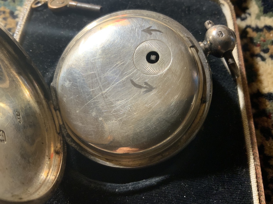Antique Pocket watch solid silver cased