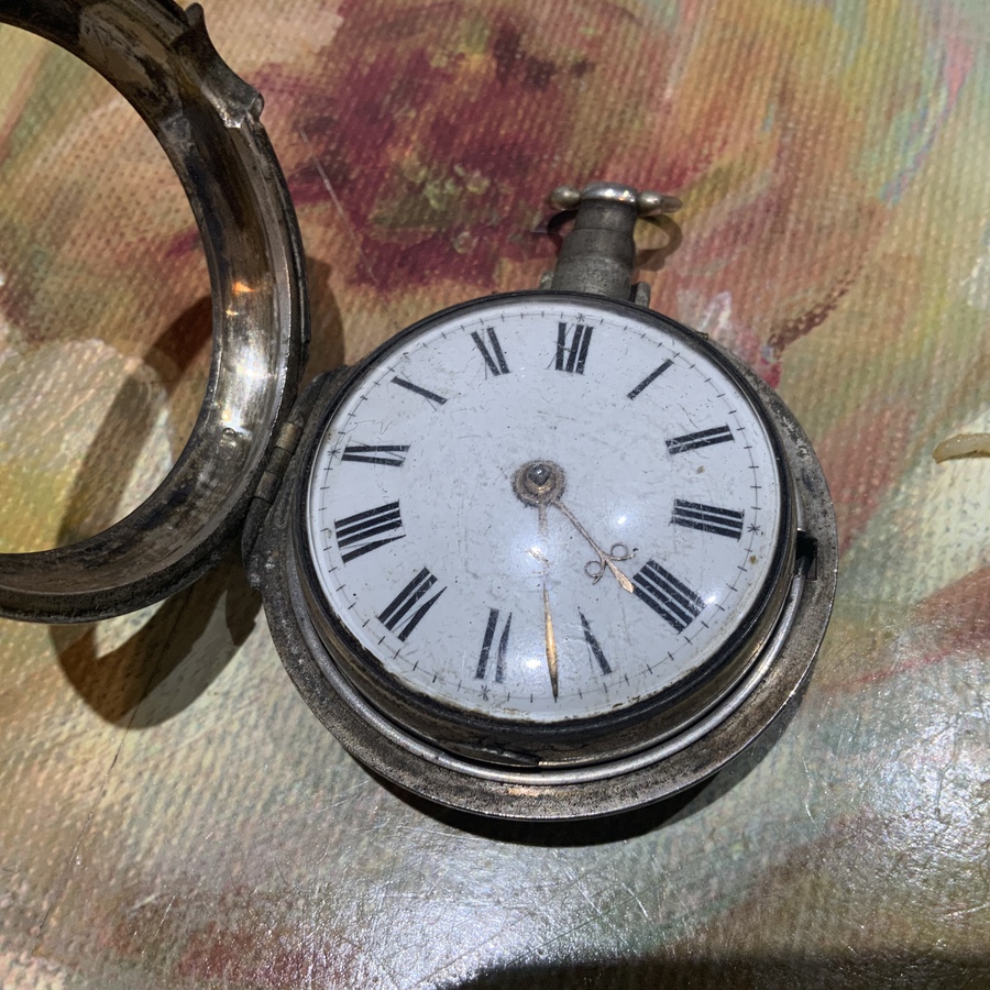 Antique Coventry Verge pocket watch by Hood