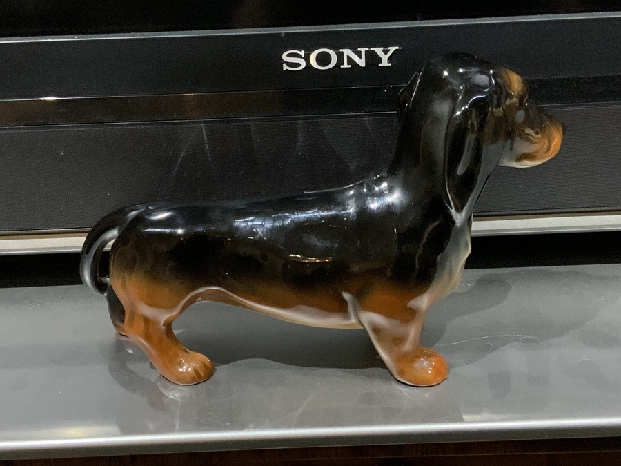 Antique Beswick Dachshund Dog   