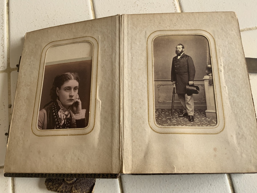 Antique Abraham Lincoln's English side of the Families Album