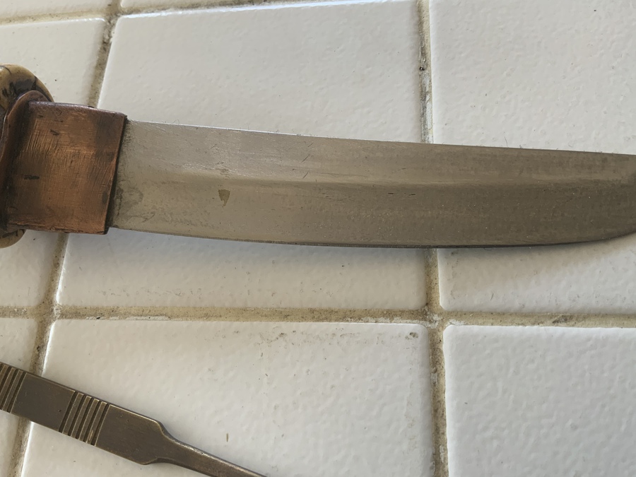 Antique Tanto 18th century Samurai knife 