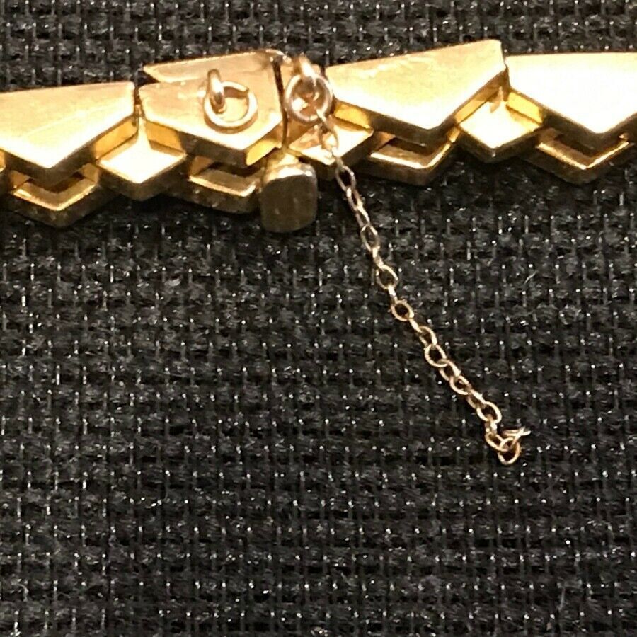 Antique 18 CT solid gold heavy unisex bracelet