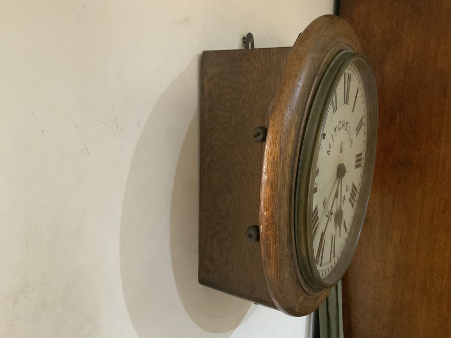 Antique Mitchell & Butlers wall clock 