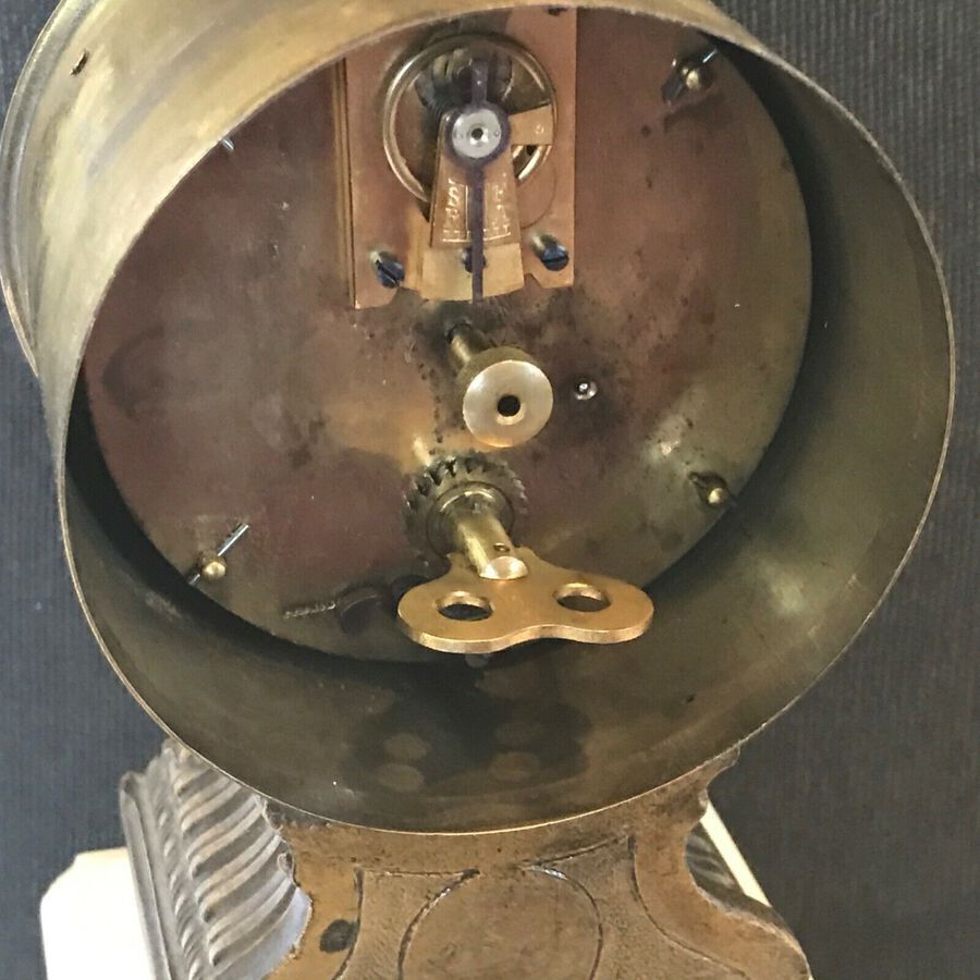 Antique French Drum head mantel clock