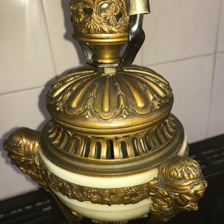 Antique Table Lamp early 20th century Russian 
