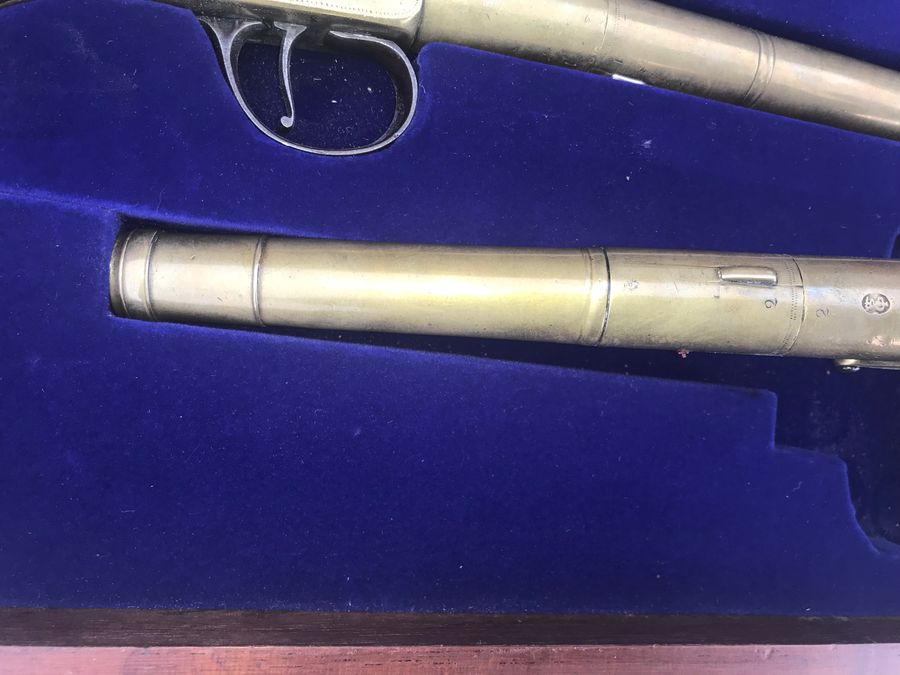 Antique Queen Ann Flintlock pistols Boxed
