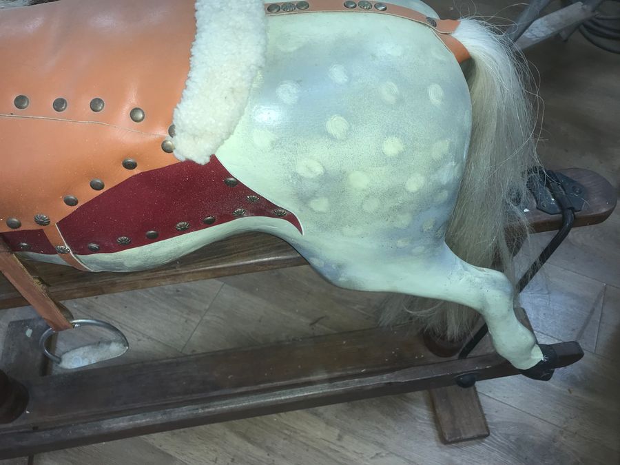Antique Victorian Rocking Horse 