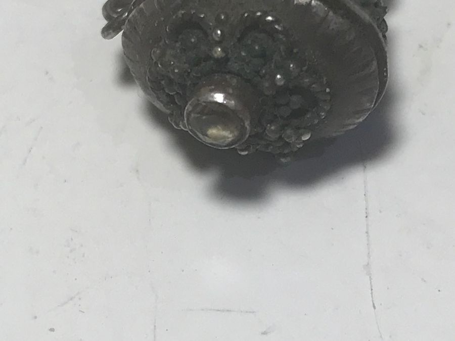 Antique Cyanide Capsule pendant German