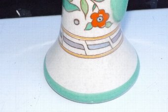Antique Charlotte Rhead Vase, rare design & pattern Large in size