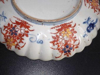 Antique Imari 18th century dish perfect condition important collectors item of quality.