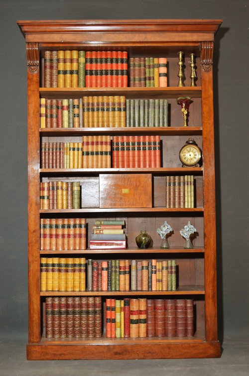 Rare Victorian Open Bookcase Sn2920 