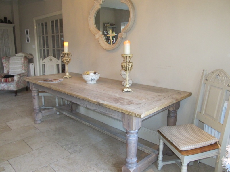 Bespoke Hand Built & Traditional Peg Joined Dining Table 19thC 