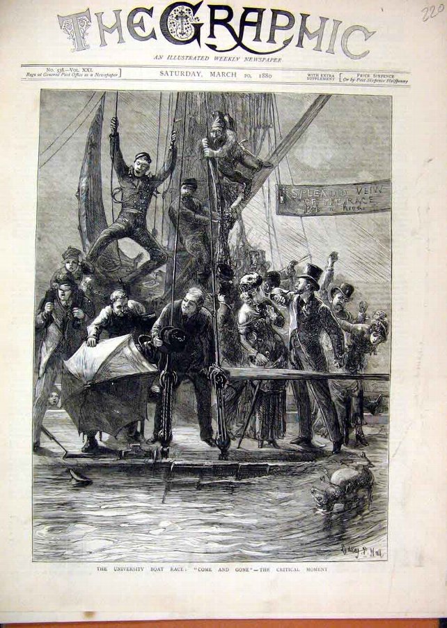 Print 1880 University Boat Race Comedy Celebration