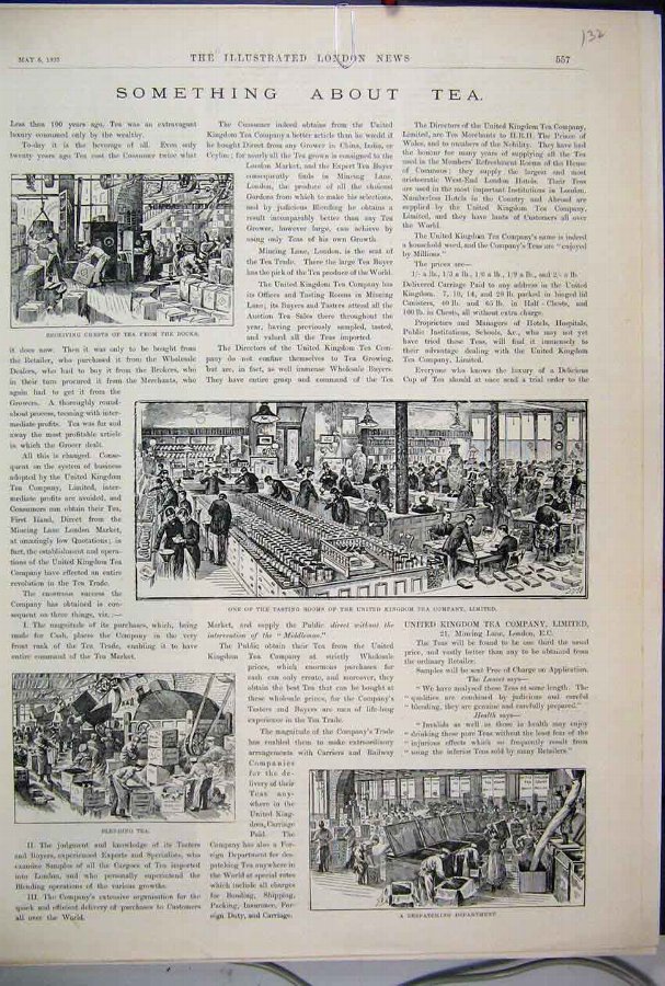 Print 1893 Tea Chests Blending Tasting Rooms Unite